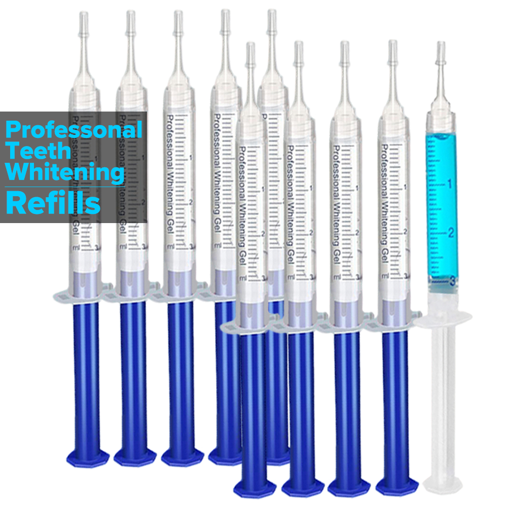 Teeth Whitening Bleach - Żel do wybielania zębów w strzykawce,