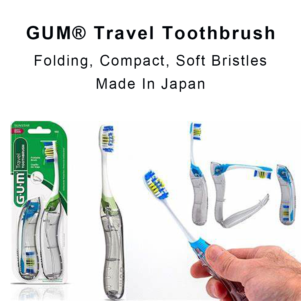 Teeth Whitening In Japan - Gum Travel szczoteczka do zębów składana