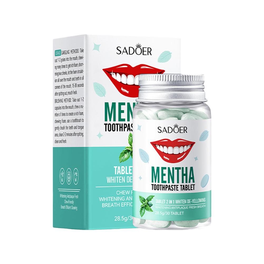 Teeth Whitening Powder - Miętowa stała pasta do zębów w
