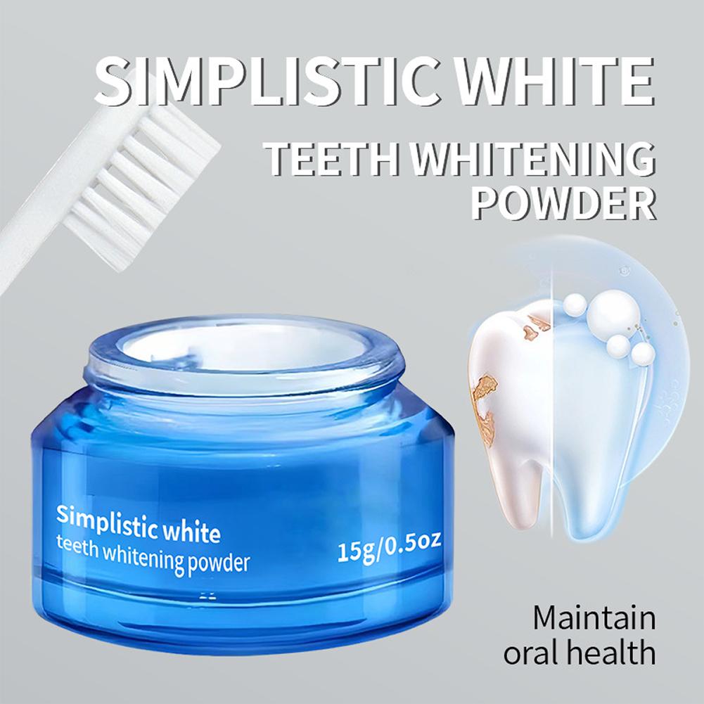 Prosty w użyciu biały proszek  – Teeth Whitening Powder recenzja i cena