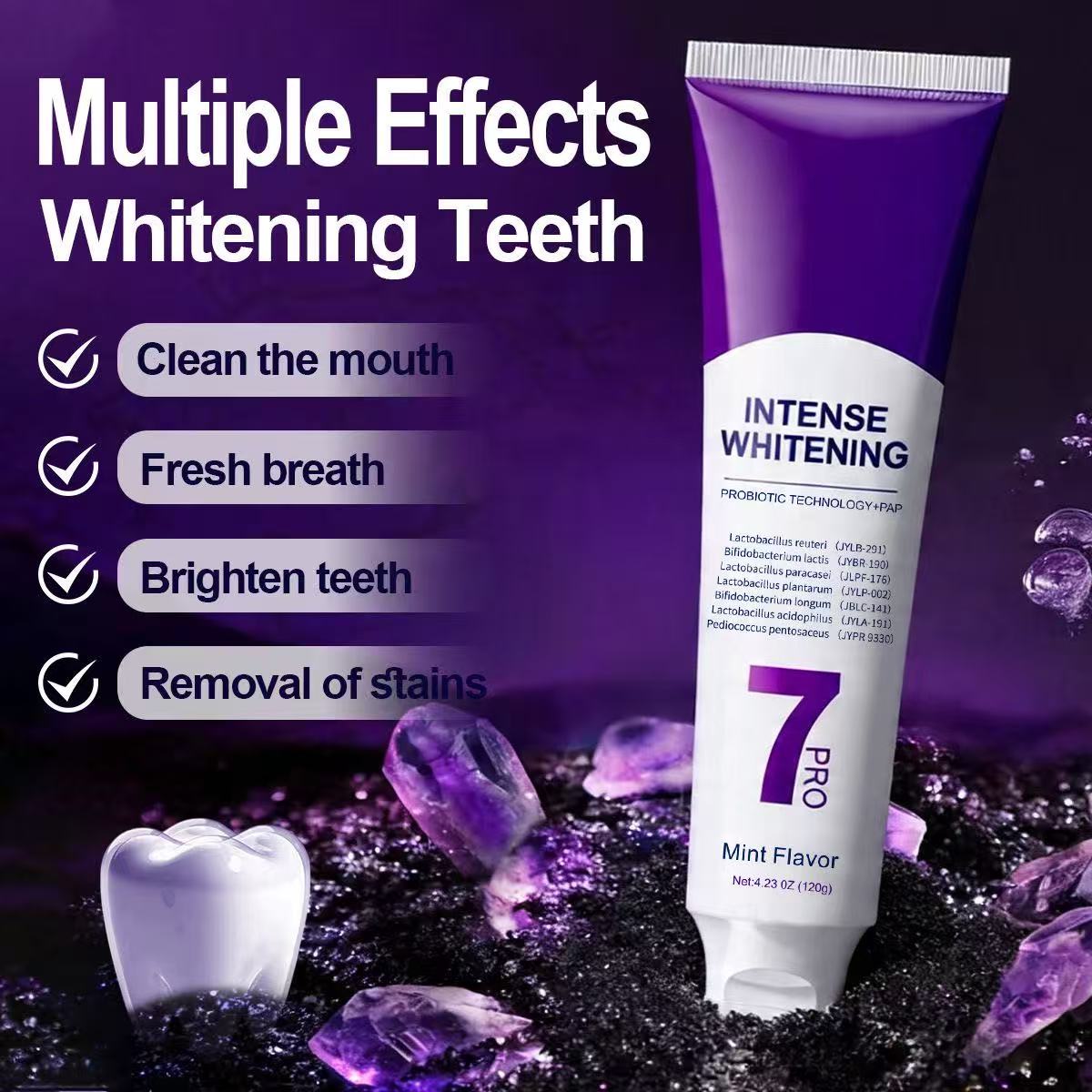 7-Pro Probiotyczna Pasta do Zę – Teeth Whitening That Works recenzja i cena