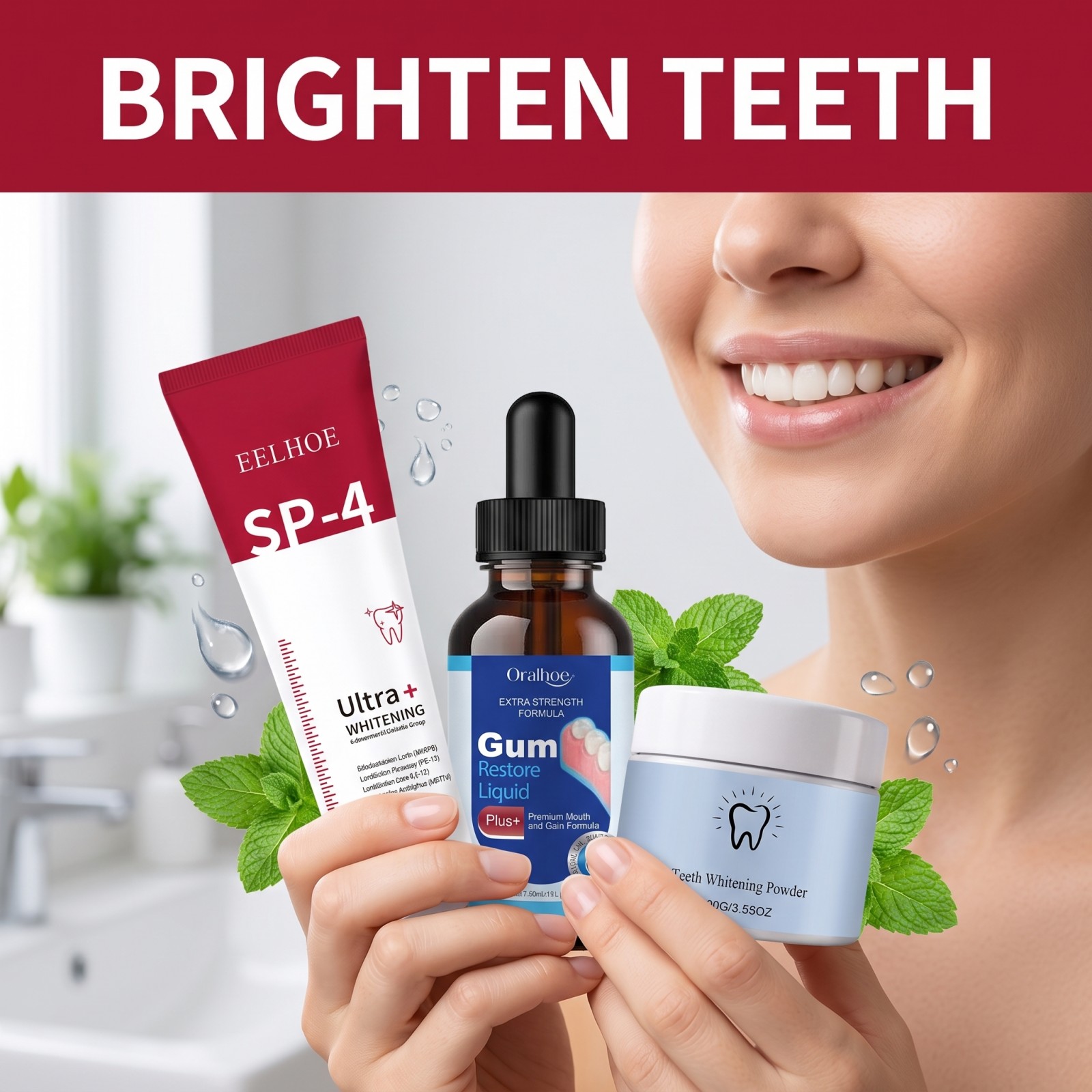 Zestaw do pielęgnacji jamy ust – Teeth Whitening Powder recenzja i cena