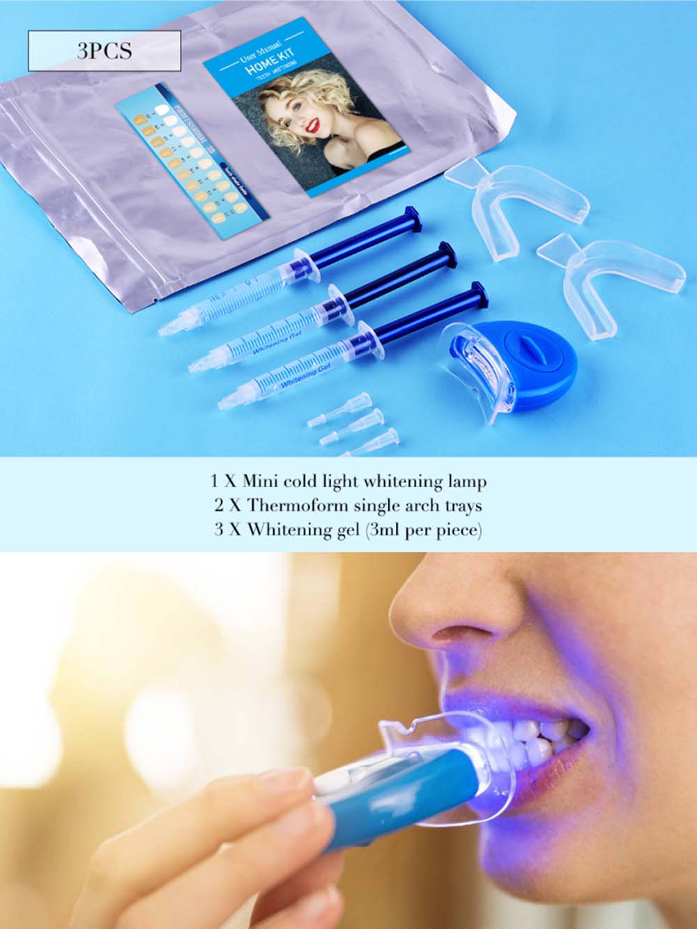Najwyższej jakości zestaw żelo – Teeth Whitening Bleach recenzja i cena